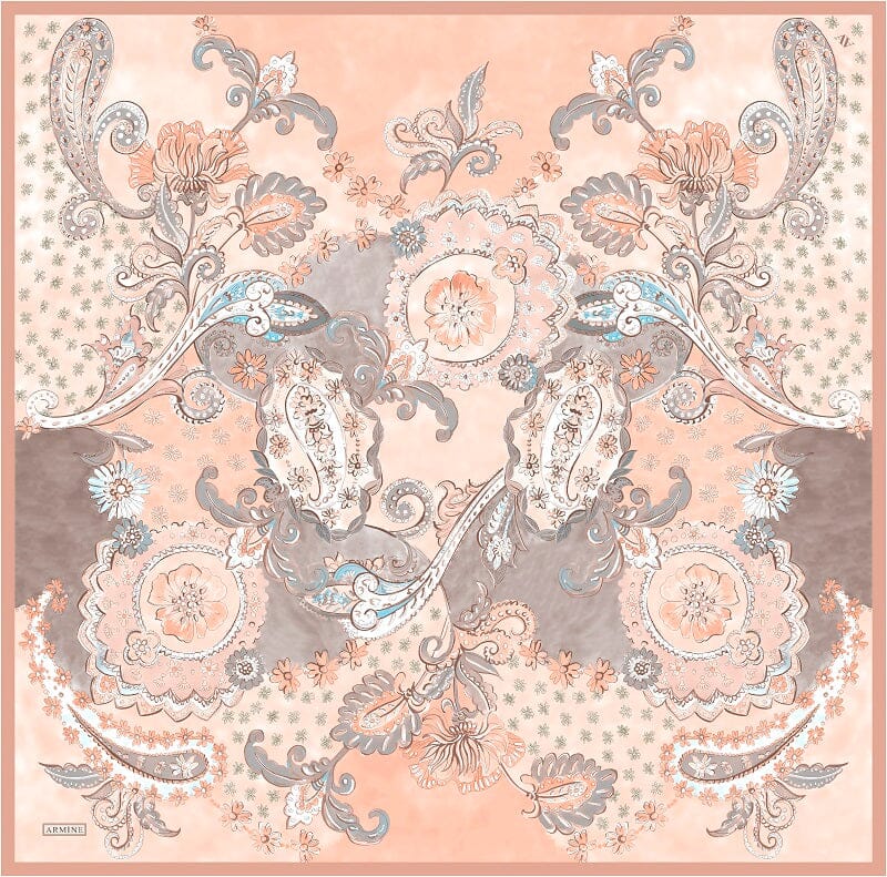 Armine Elif Nur Turkish Silk Scarf #55 Silk Hijabs,Armine Armine 